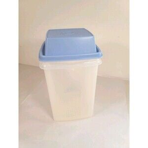 Vintage Tupperware 3 Pc Pick-a-Deli 2 Qt Sheer Pickle Keeper Blue Lid 1560 8 Cup